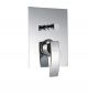 Hindaware F460015 Single Lever Divertor With Wall Flange And Knob, Finsih Chrome