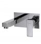 Hindware F380013 Single Lever Wall Maunted Basin Mixer With Wall Flange, Finsih Chrome