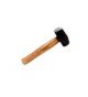 De Neers Brass Hammer With Fibreglass And Wooden Handle, Size 1500g