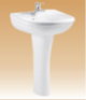 White Pedestal Basin Series - Margo - 560x460x820 mm