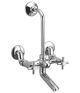 Maipo CU-429 Wall Mounted Basin Mixer Bathroom Faucet, Series Cubix, Quarter Turn 1/2inch