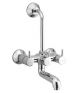 Bobs Wall Mixer Faucet with L Bend, Collection Fusion, Cartridge 40mm
