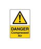 Safety Sign Store CW453-A3PC-01 Danger: Compressed Air Sign Board