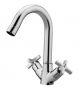 Kerro AX-08 Center Hole Faucet, Model Axis, Material Brass, Color Silver, Finish Chrome
