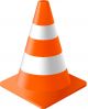 Asian Loto ALC-TC2 Traffic & Parking Cone, Color Orange, Height 750mm, Square Base 285 x 285mm